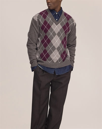 NN.07 - Otto V-Neck 60070 Sweater - Winetasting 